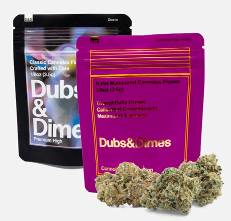 Dubs & Dimes Cannabis Brand Logo