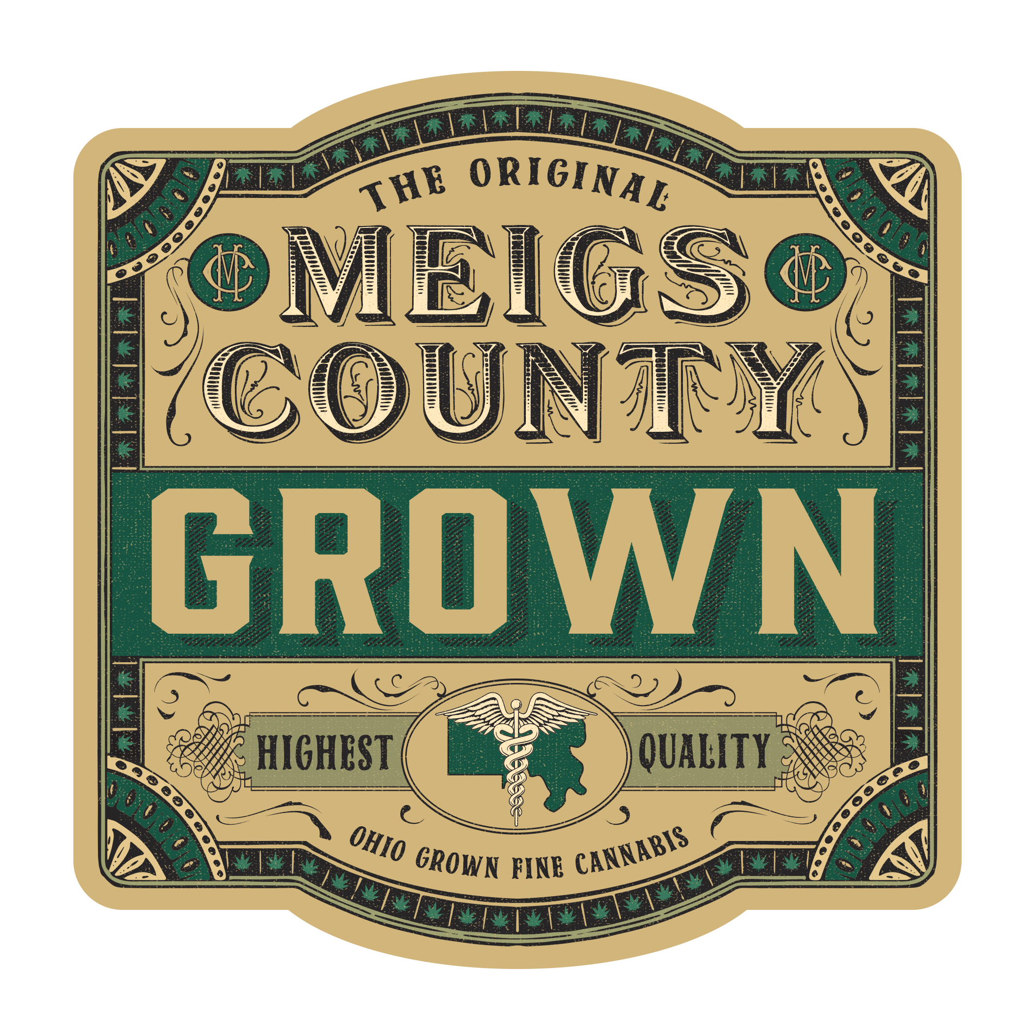 Meigs County Grown Cannabis Brand Logo