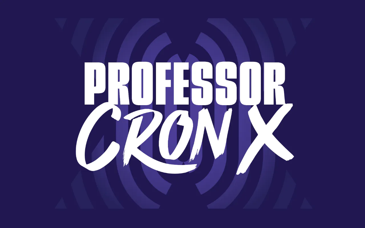 Professor Cron X Cannabis Brand Logo