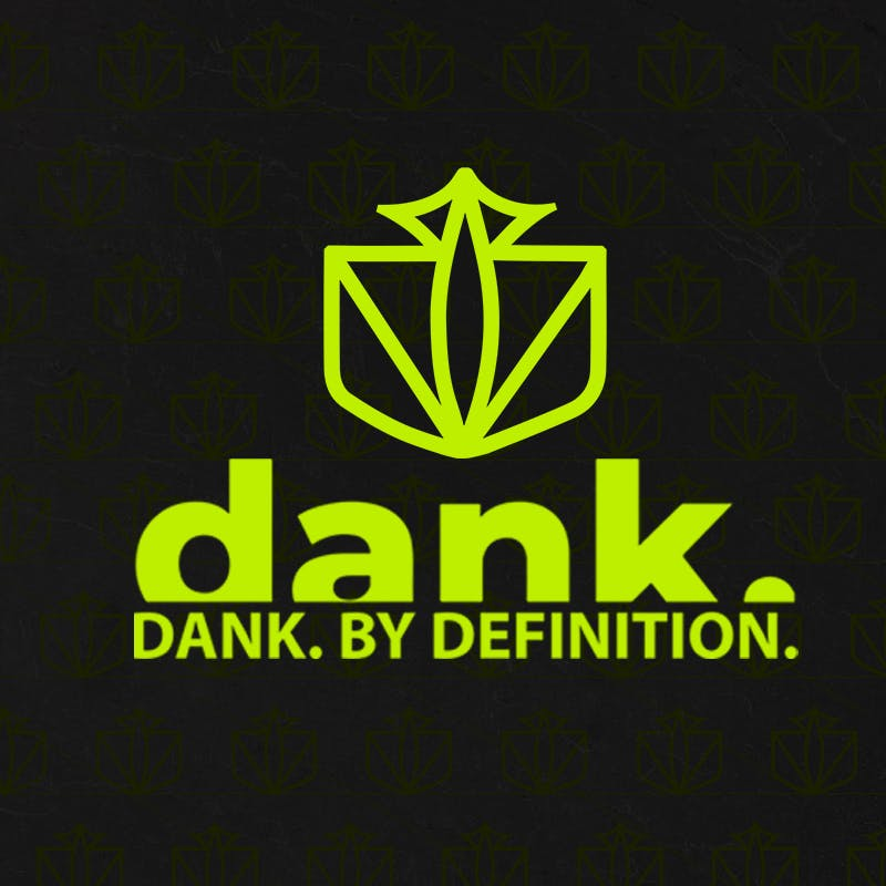 Dank. By Definition Cannabis Brand Logo