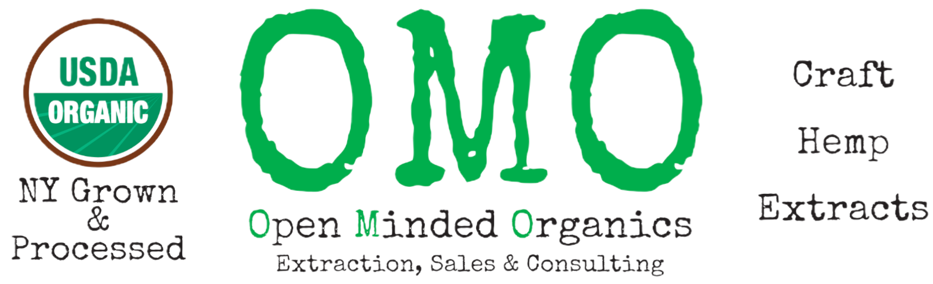 OMO - Open Minded Organics Cannabis Brand Logo
