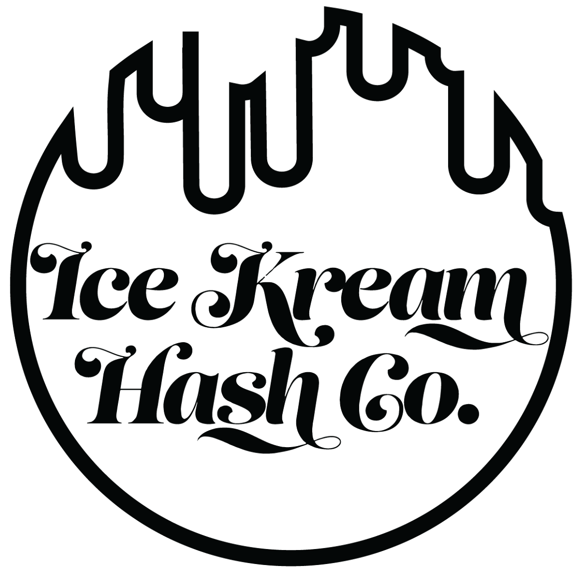 Ice Kream Hash Co. Cannabis Brand Logo
