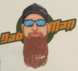 Dab Man Cannabis Brand Logo