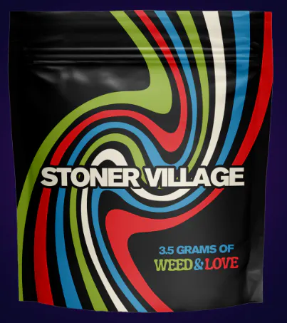 Stoner Village Cannabis Brand Logo