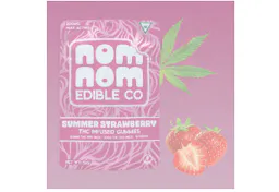 Nom Nom Edible Co Cannabis Brand Logo