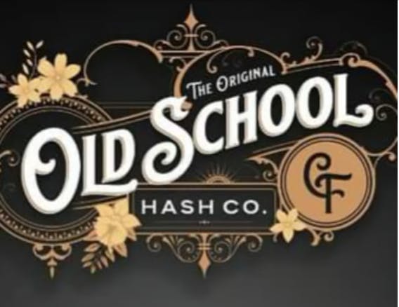 Old School Hash Co. Cannabis Brand Logo