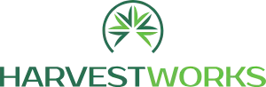 HarvestWorks Cannabis Brand Logo