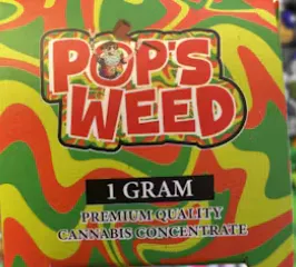 Pop's Weed Cannabis Brand Logo