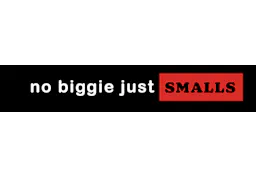 No Biggie Just Smalls Cannabis Brand Logo