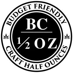 BC 1/2 OZ Cannabis Brand Logo