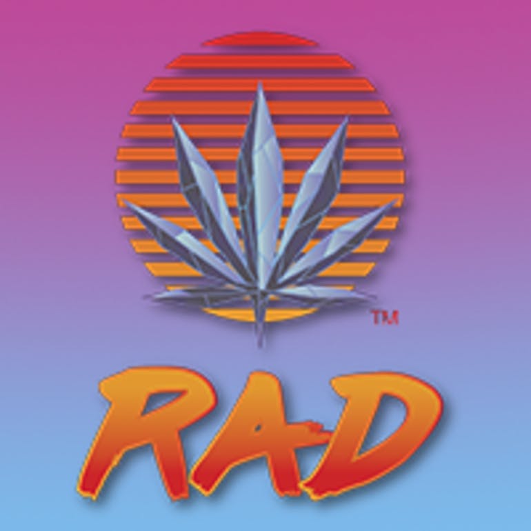 RAD (CA/California - Rad Extracts) Cannabis Brand Logo