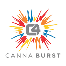 C4 Cannaburst Cannabis Brand Logo