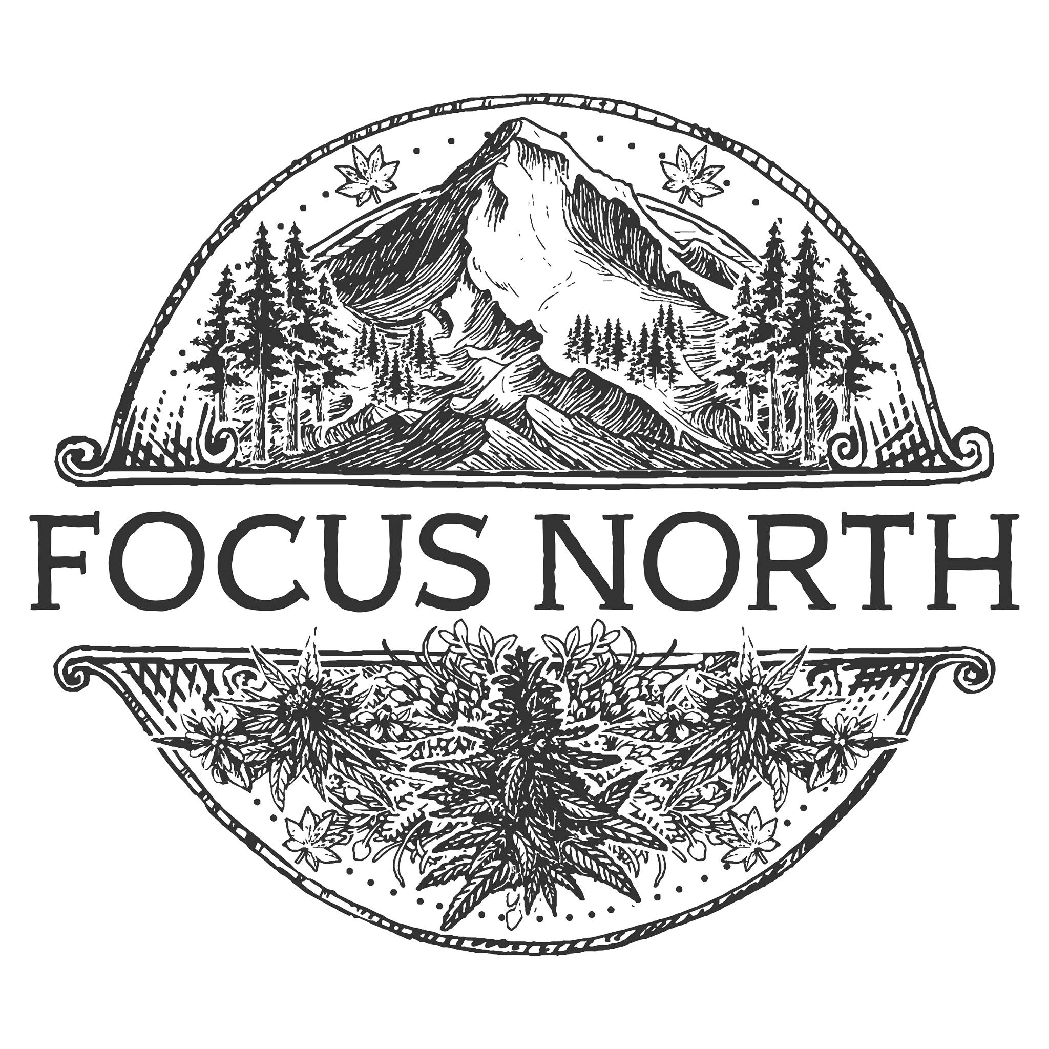 Focus North Cannabis Brand Logo
