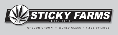 Sticky Farms Cannabis Brand Logo