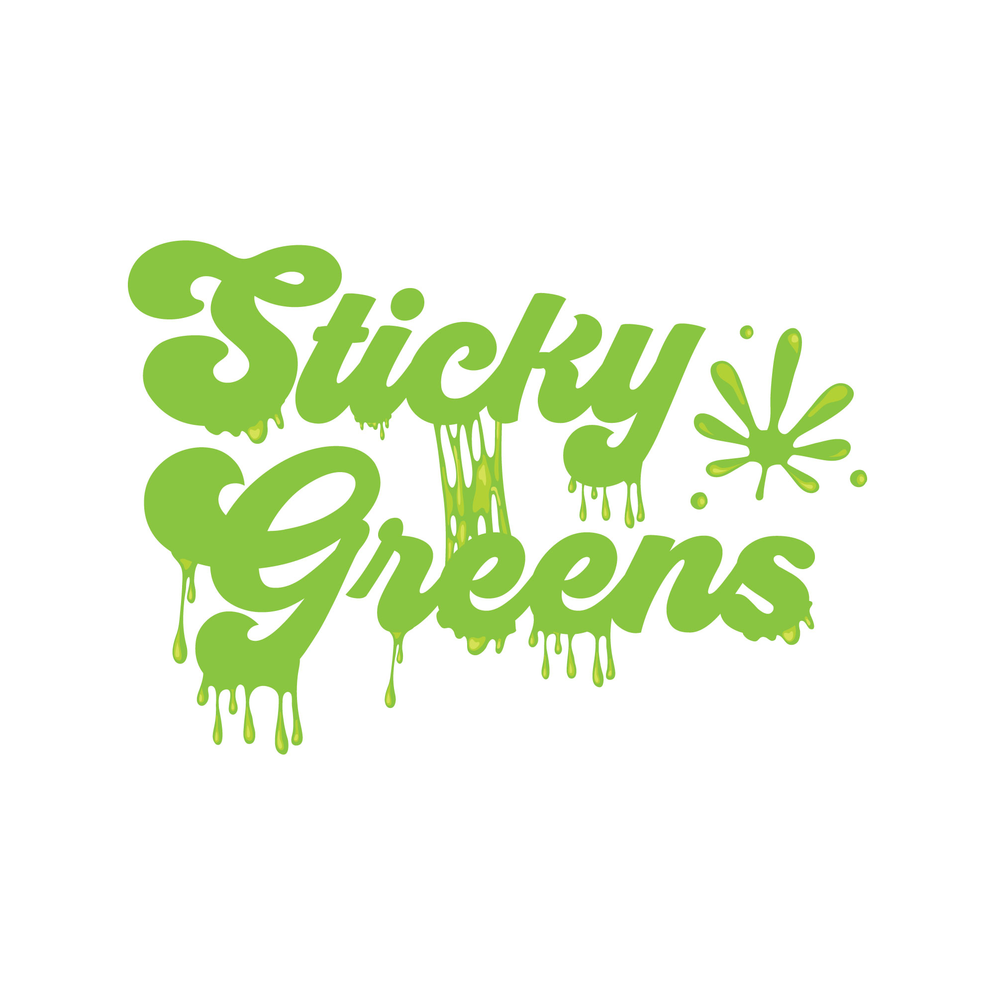 Sticky Greens Cannabis Brand Logo