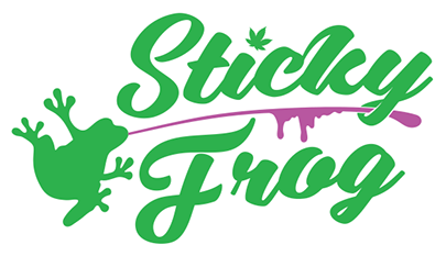 Sticky Frog Cannabis Brand Logo